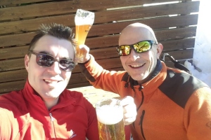 Kapellmeister & Obmann auf (Schi)Tour